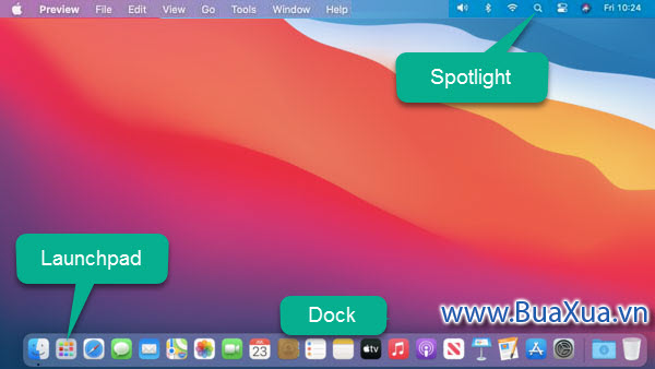 Mở một ứng dụng trên máy Mac