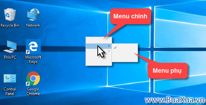 Menu là tập hợp các lệnh và phím tắt được sắp xếp sẵn