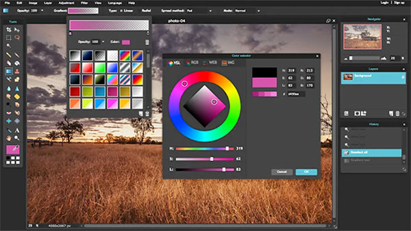 Pixlr là một ứng dụng chỉnh sửa hình ảnh chạy trên trình duyệt Web