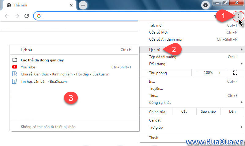 Xem lịch sử duyệt web của bạn