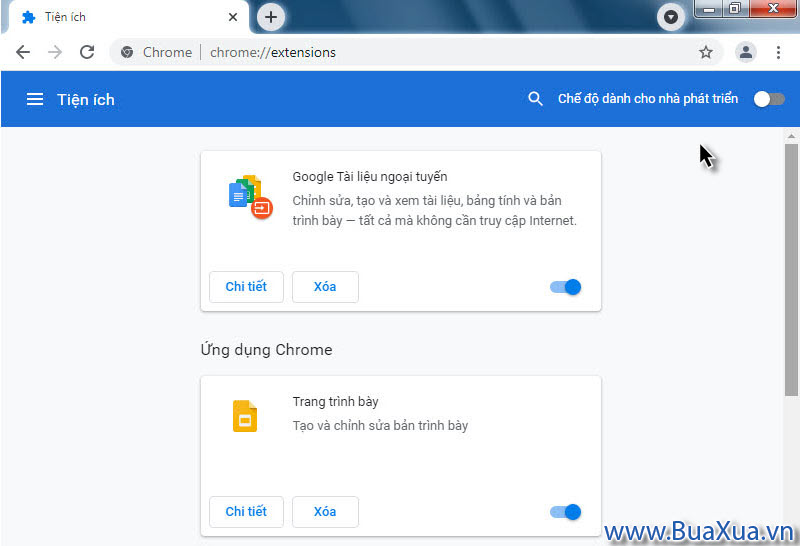 Trình tiện ích - Plug-ins hay tiện ích mở rộng - Exrension