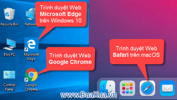 Các trình duyệt Web thông dụng trên máy vi tính