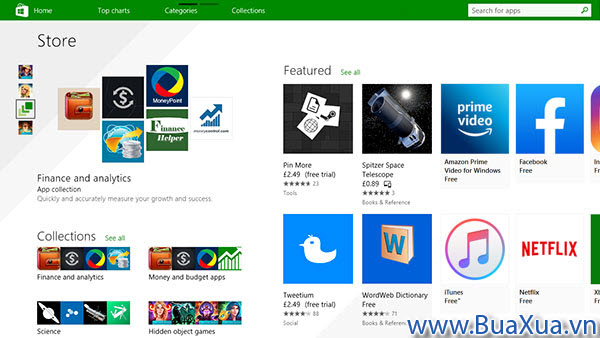 Cài đặt phần mềm trên kho ứng dụng Microsoft Store
