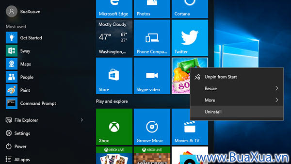 Cách gỡ cài đặt phần mềm ứng dụng khỏi máy vi tính Windows