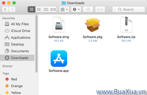 Các nguồn cài đặt chương trình phần mềm trên hệ điều hành macOS