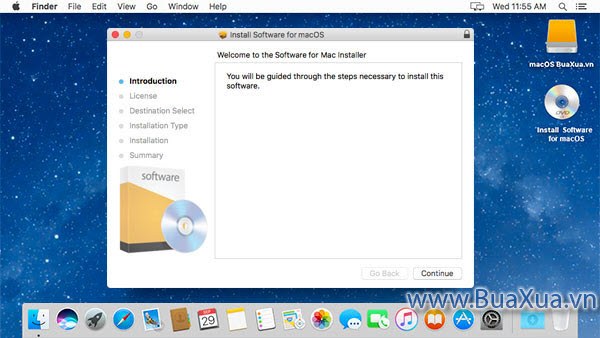 Cài đặt chương trình phần mềm trên hệ điều hành macOS