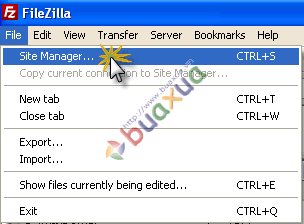 filezilla_site_manager
