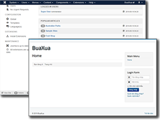 Cách cài đặt và sử dụng Template để thay đổi giao diện của trang web Joomla!