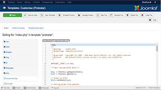 Cách chỉnh sửa giao diện Template của trang web Joomla!