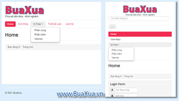 Cách tạo Dropdown Menu cho trang web Joomla!