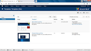 Cách quản lý các tập tin trong Template của trang web Joomla!