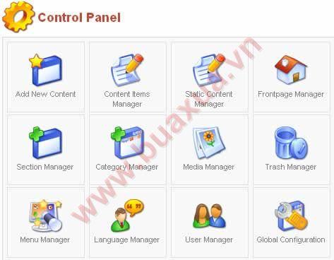 Joomla! 1.0 Back-end