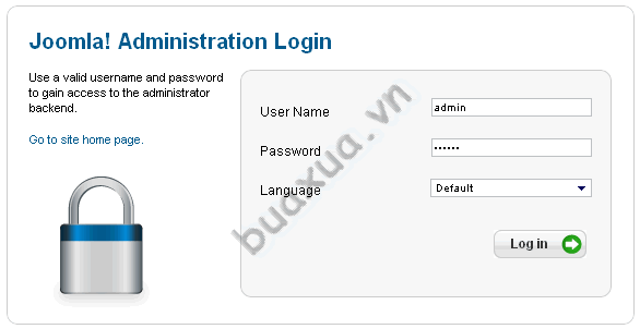 Phần quản lý Joomla! Administrator