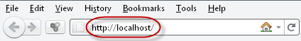 Địa chỉ web trên localhost