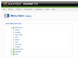 Các kiểu Menu Item trong Joomla! 1.5.x Các kiểu Menu Item trong Joomla! 1.5.x