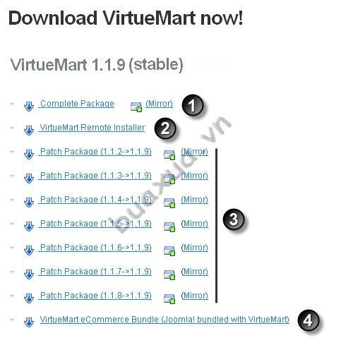 Download VirtueMart