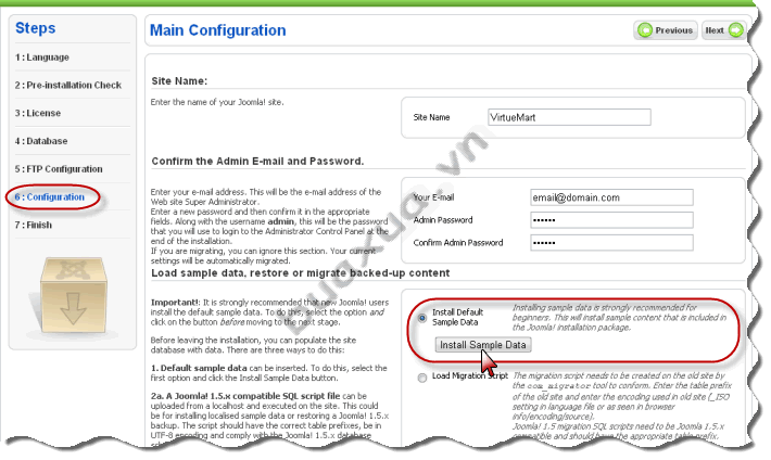 virtuemart_install_sample_data