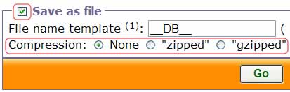 Backup (sao lưu) các bảng dữ liệu của Database