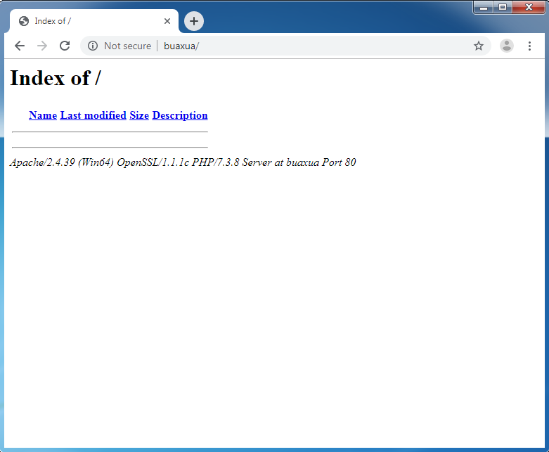 Chạy trang web buaxua trên localhost