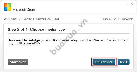 Choose media type