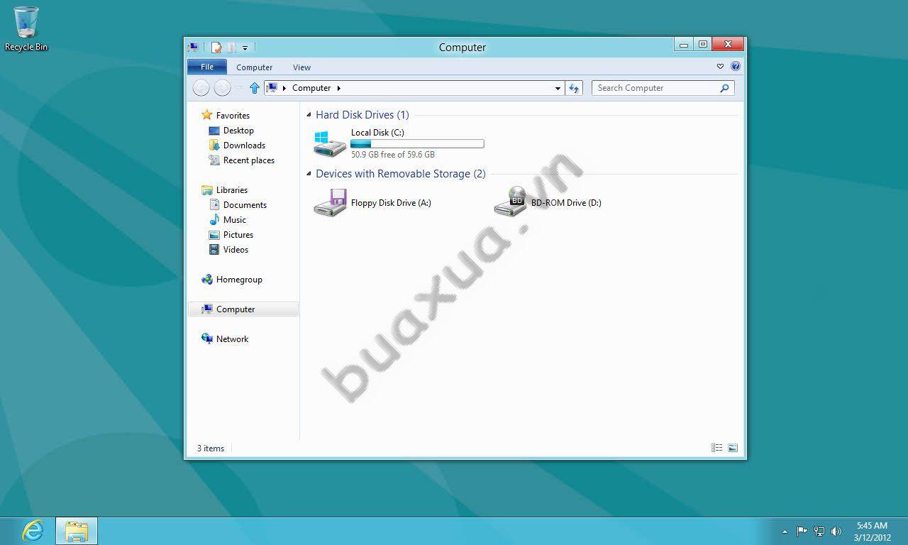 Ứng dụng quản lý tập tin Windows Explorer
