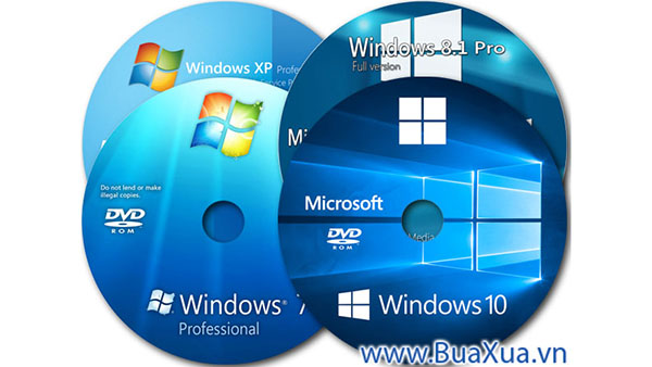 Tổng hợp các phiên bản cài đặt hệ điều hành Windows nguyên gốc