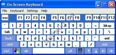Bàn phím ảo Standard Keyboard