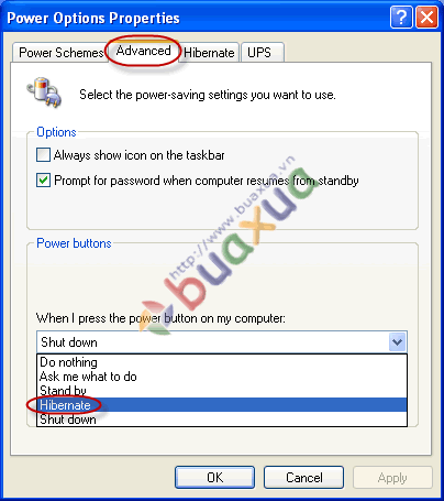 When I press the power button on my computer