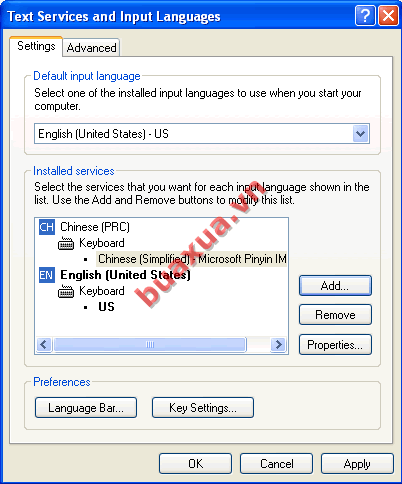 Add Input Language