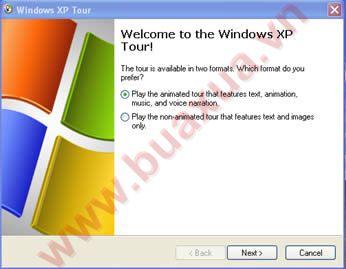 Welcome to the Windows XP Tour