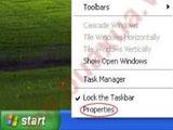 Tùy biến thanh Taskbar của Windows XP