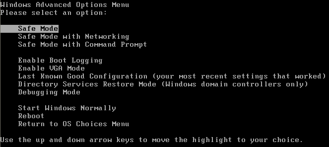 Menu khởi động của Windows