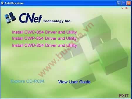 chọn cài đặt Driver and Utility