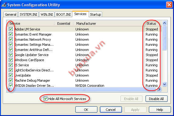 System Configuration Utility