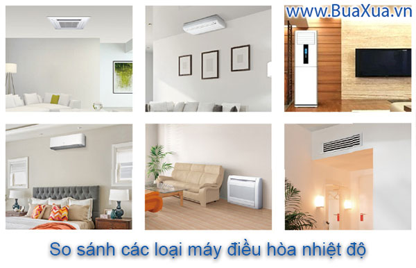 Các loại máy điều hòa nhiệt độ thông dụng