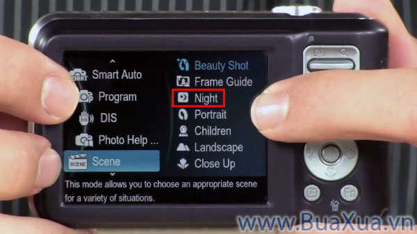 Chế độ chụp cảnh đêm - Night Scenes