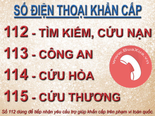 Số điện thoại khẩn cấp